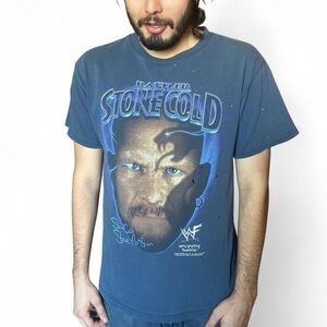 VTG ‘98 WWE Stone Cold Steve Austin Rattler Tee